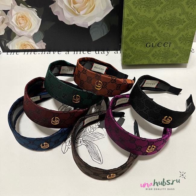 Gucci GG Canvas Headband - 1