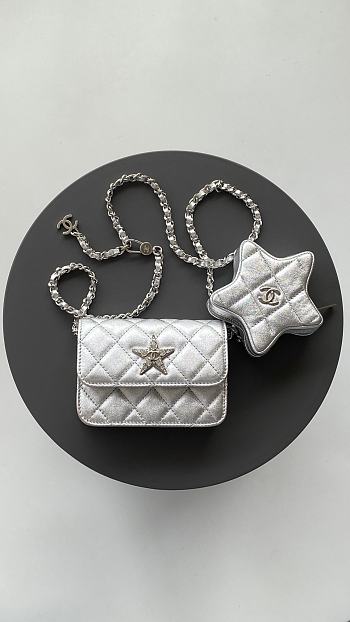 Chanel Silver Bag 