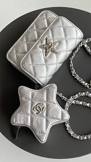 Chanel Silver Bag  - 2