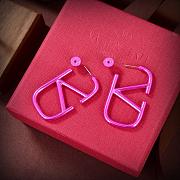 Valentino Vlogo Garavani Pink Earrings - 3