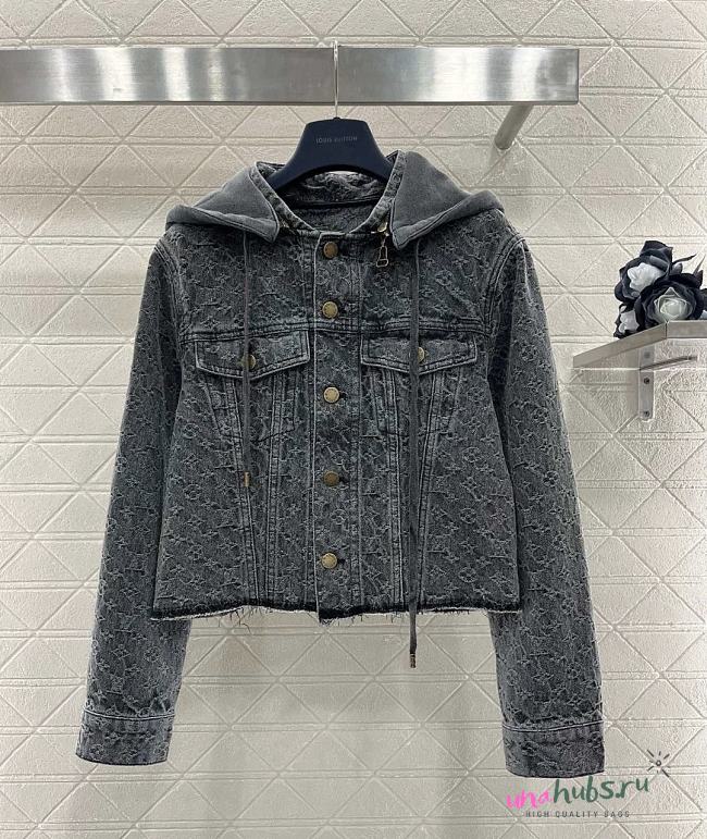 Louis Vuitton Vintage Effect Monogram Denim Jacket - 1