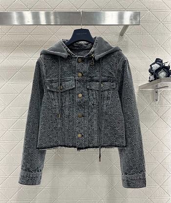 Louis Vuitton Vintage Effect Monogram Denim Jacket