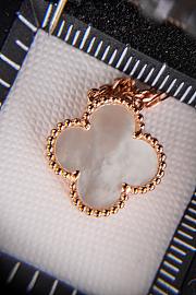 Van Cleef Arpels Mother of pearl 1 motif necklace - 2