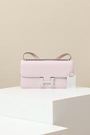 Hermes Long Constance Pink Epsom Leather Bag 24cm - 1