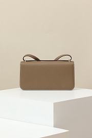 	 Hermes Long Constance Taupe Epsom Leather Bag 24cm - 3