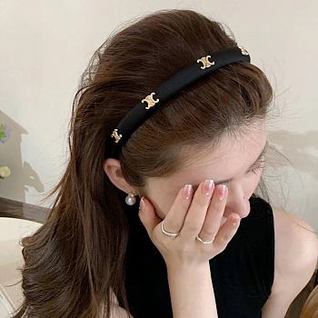 Celine Triomphe Logo Headband