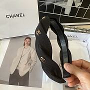 Chanel Black CC logo headband - 6