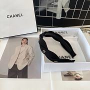 Chanel Black CC logo headband - 5