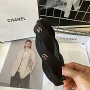 Chanel Black CC logo headband - 3