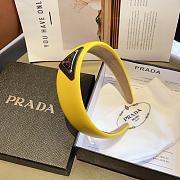 PRADA leather brand-plaque headband - 4