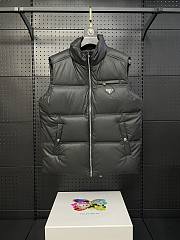 Prada Black Down Gilet Jacket - 1