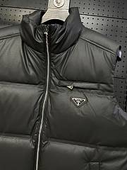 Prada Black Down Gilet Jacket - 4