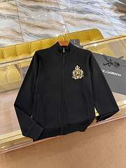 Dolce & Gabbana Monogram Crest-Embroidered Track Jacket - 1