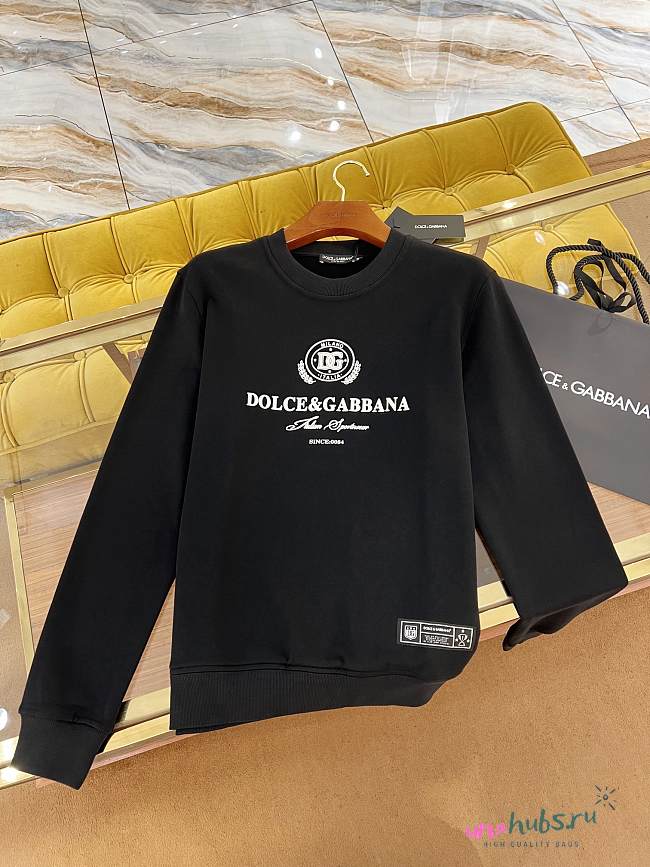 Dolce&​Gabbana Black Jersey sweatshirt - 1