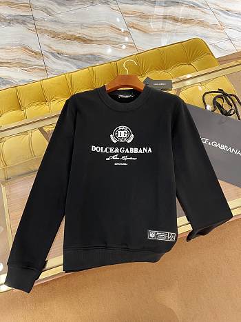 Dolce&​Gabbana Black Jersey sweatshirt