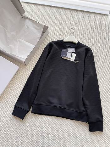 Prada Black Technical fabric sweatshirt