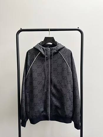 Gucci Jumbo GG zip jacket + pant with Web