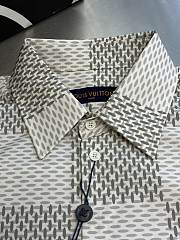 Louis Vuitton Damier Long-Sleeved Classic Cotton Shirt - 4