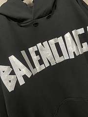   Balenciaga Sweatshirt in black cotton - 6