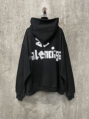   Balenciaga Sweatshirt in black cotton - 5