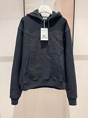 Burberry Sweatshirt Hoodie - Black - 1