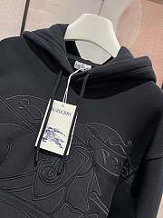 Burberry Sweatshirt Hoodie - Black - 3