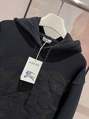 Burberry Sweatshirt Hoodie - Black - 4