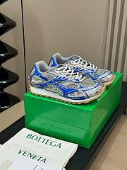 Bottega Veneta Orbit Metallic Net Runner Sneakers - 1