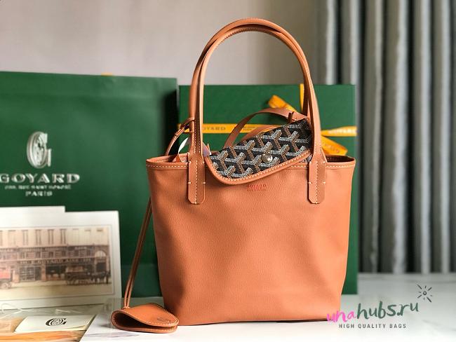 Goyard Mini Anjou Bag Tan and Black - 28x20x20cm - 1