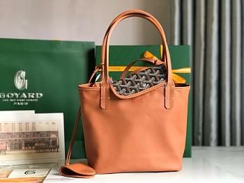 Goyard Mini Anjou Bag Tan and Black - 28x20x20cm