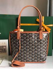 Goyard Mini Anjou Bag Tan and Black - 28x20x20cm - 2