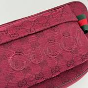 Gucci Small GG crossbody bag Rosso Ancora red - 4