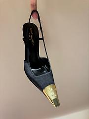 YSL Jeanne 110 leather singback pumps 02 - 5