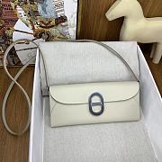 Hermes White Epsom Chaine d Ancre To Go Bag - 2