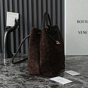 Bottega Veneta Andiamo Medium Brown Suede Bag 32*24*12cm - 6