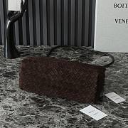 Bottega Veneta Andiamo Medium Brown Suede Bag 32*24*12cm - 3