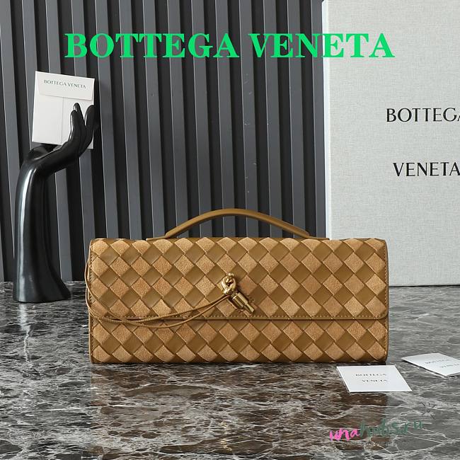 Bottega Veneta Andiamo Clutch Intrecciato suede - 31*13*3cm - 1