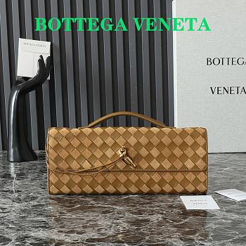 Bottega Veneta Andiamo Clutch Intrecciato suede - 31*13*3cm