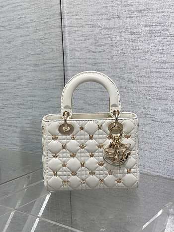 Dior Small Lady Lambskin With Butterfly Bag 20cm