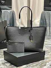 YSL Saint Laurent Leather Shopping Bag - 3