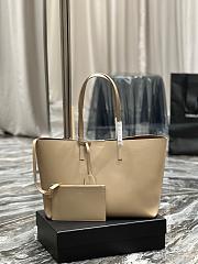 YSL Saint Laurent Leather Shopping Bag - 5