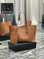 YSL Saint Laurent Leather Shopping Bag - 6