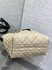 Dior Medium Toujours Bag Beige and Black - 28.5*19*21cm - 6