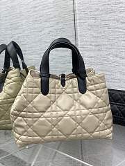 Dior Medium Toujours Bag Beige and Black - 28.5*19*21cm - 2