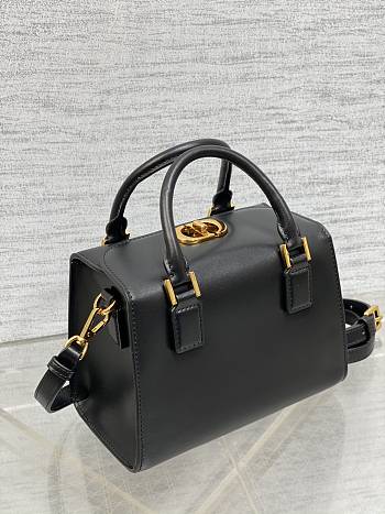 Dior Boston Black Bag 20 x 12.5 x 16.2 cm