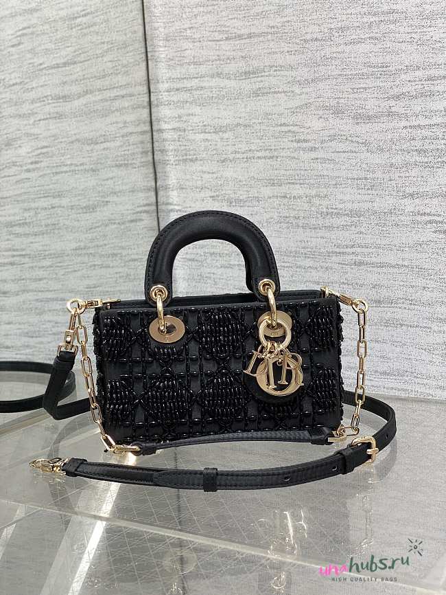 Dior Lady D Joy Medium 26cm Black  - 1