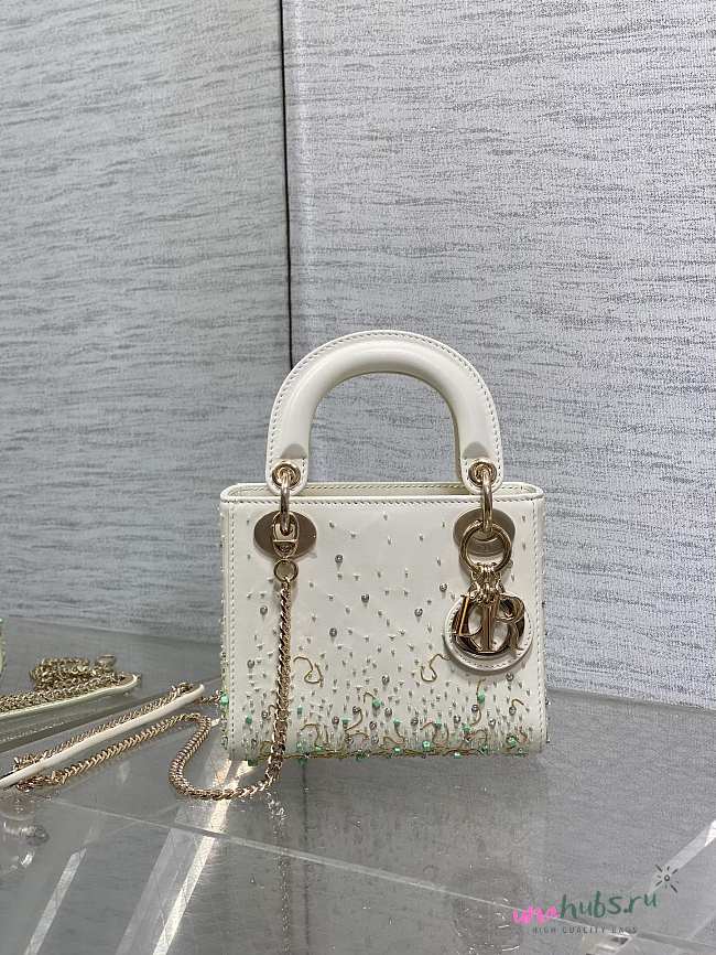 Dior Lady Mini White - 1