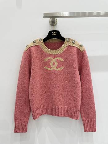 Chanel Cashmere Sweater Pink