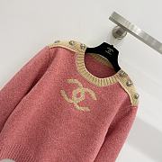 Chanel Cashmere Sweater Pink - 5