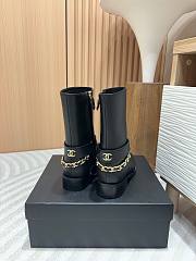 Chanel Black Short Boots 02 - 5